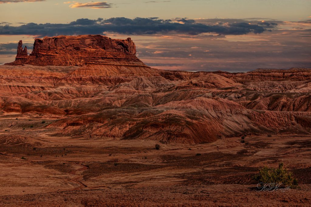 Red Desert Mesa Near Bluff Utah